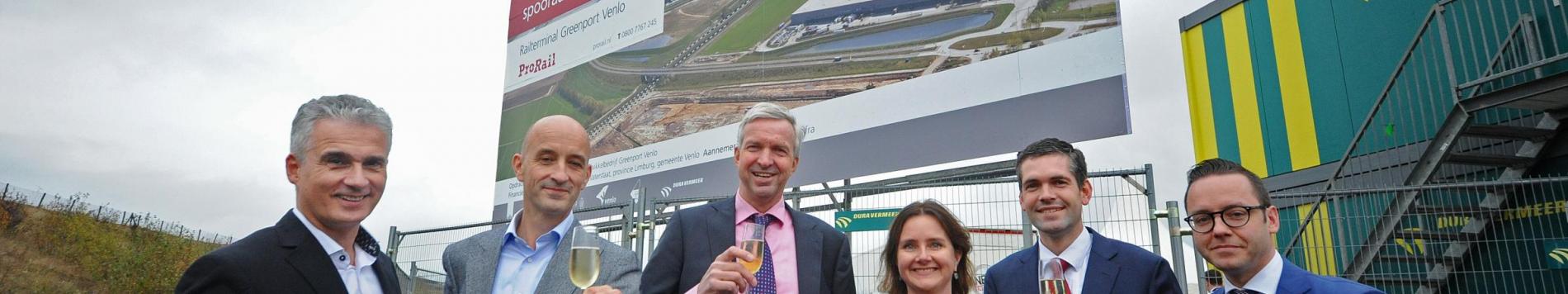 Aanleg nieuwe spooraansluiting Railterminal Greenport Venlo van start